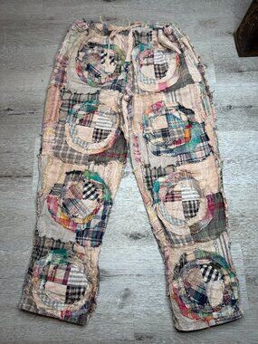 Jaded Gypsy Multicolor Patchwork Pants S/M